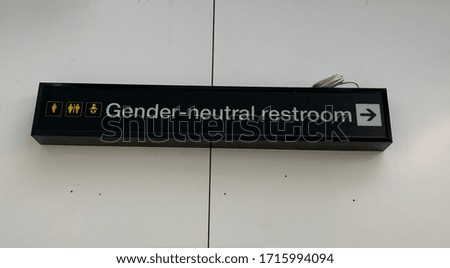 Politically correct signage in buildings