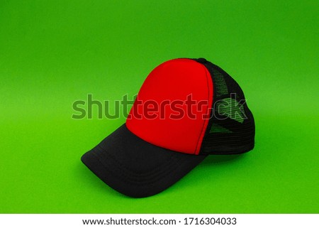 Red cap of the table