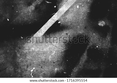 Photo of old scratched texture in black and white colors