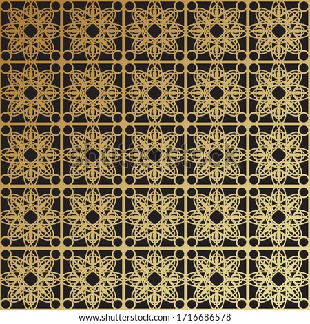arabic Seamless texture, Endless repeating linear texture for wallpaper, packaging, banners, invitations, business cards, fabric print