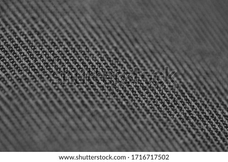 Black and white cotton fabric texture