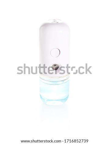 Small sprayers isolated on a white background, photography 