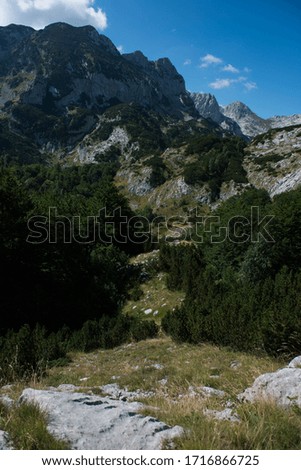 Durmitor s a massif located in northwestern Montenegro. It is part of the Dinaric Alps.