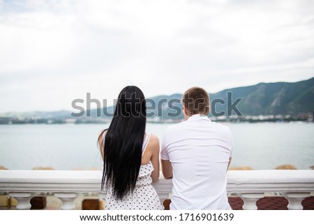 guy with a girl on the beach