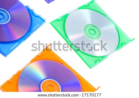 Cd Case/ on white isolated