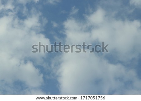 Blue sky and clouds in the weather day outdoor nature environment