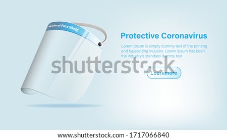 Isolated medical personal protective equipment on background. Pandemic covid-19 virus and protection coronavirus concept. Vector illustration design. Royalty-Free Stock Photo #1717066840