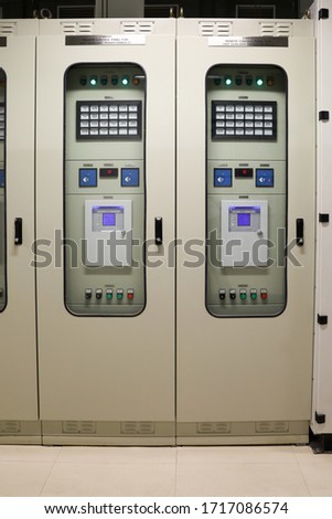 Remotr Control Panel for Unit Auxiliary Transformer : show annunciator, no. of tap, control tap of transformer by Automatic Voltage Regulator (AVR)