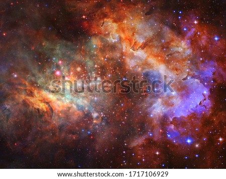 Galactic Circus - Elements of this Image Furnished by NASA