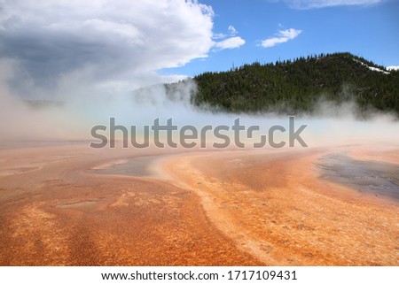 Yellowstone national park in Wyoming , The United States