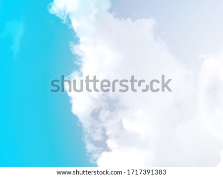 cloud and sky with a blue and gray colored background