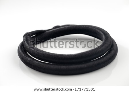 The agal is an accessory worn usually by Arab men. It is a black cord, worn doubled, used to keep the ghutrah in place on the wearer's head Royalty-Free Stock Photo #171771581