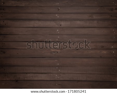 Dark brown wooden background and old look