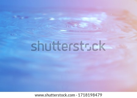 Macro of water droplet background