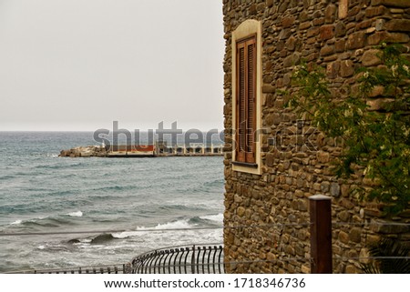 old house near the sea of Acciaroli, Italy