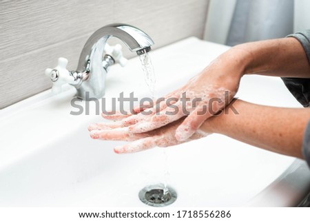 Step 2. The correct technique and instructions for washing hands.