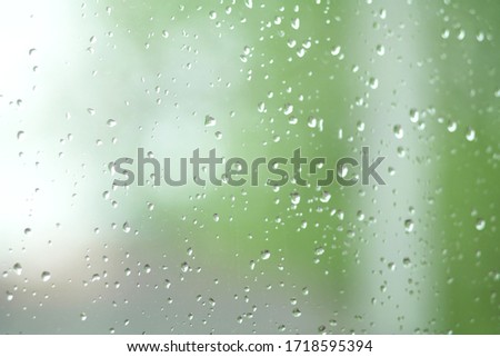 raindrops on the glass, water, rain