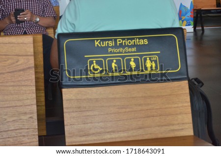 priority seats in public places