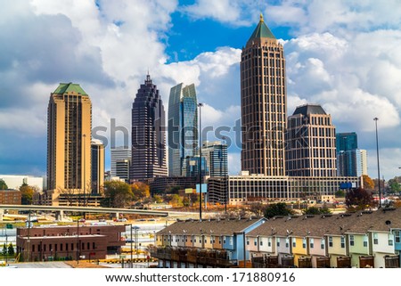 Skyline of Midtown Atlanta, Georgia, USA