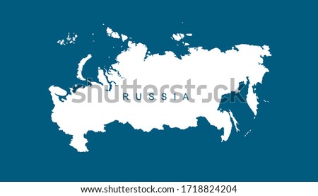 map of Russia. map of the Russian Federation.
