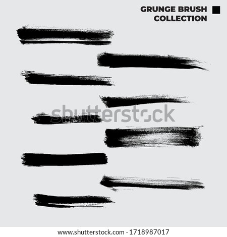 Vector Grunge Brush stroke Collection