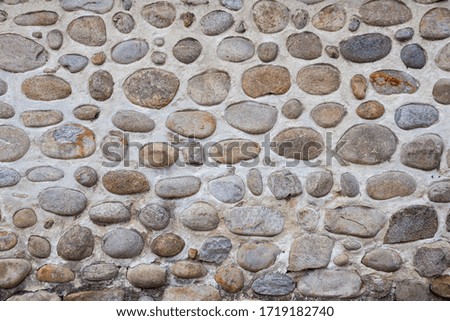 Built-in stone wall texture background