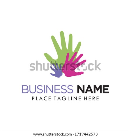 Simple Free Hands Logo Design