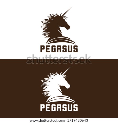 Pegasus Icon l Modern Logo