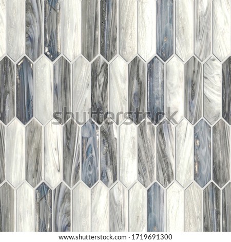 Seamless glass mosaic texture for a shower wall 