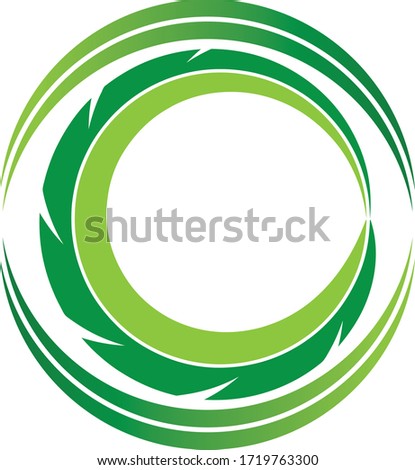 leaf vector illustration design icon logo template