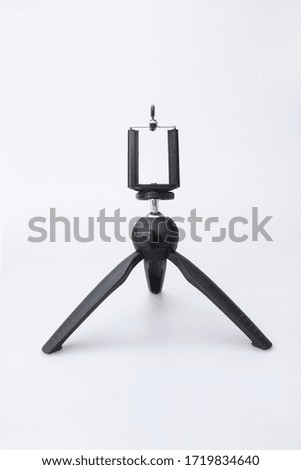isolated little tripod for cell phone 