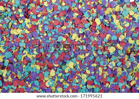 colorful paper confetti for background use