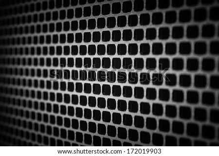 closeup of seamless  metallic grid