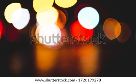 abstract bokeh lights on background