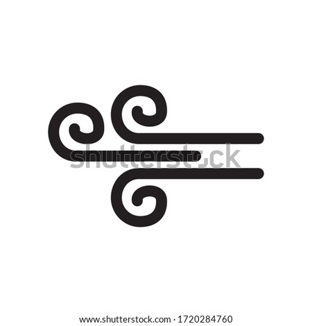 Wind Icon Design Vector Logo Template