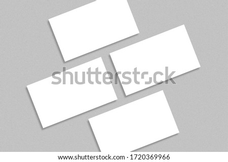 Business Card Texture Mockup Angle View