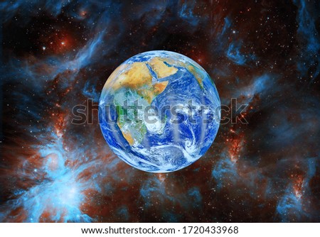 Dramatic view, earth. The elements of this image furnished by NASA.
