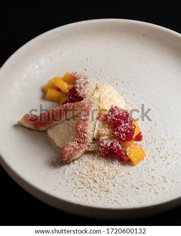 Beautiful food carefully plated and photographed
