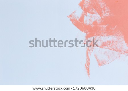 Abstract background, old cracked plaster wall, brown texture, paint stains and cracks