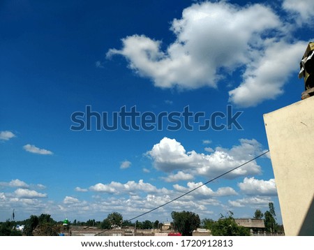 cloudy and beautiful blue sky 