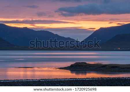 Magnificent Sunrise in the Snaefellsnes Peninsula, West Iceland.