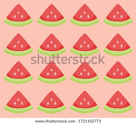 a fresh red watermelon background