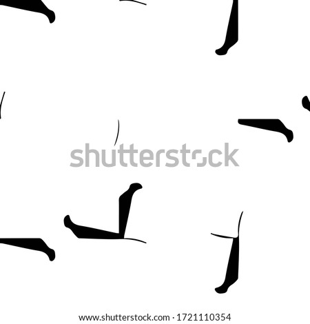 Simple black and white illustration. Abstract geometric background pattern