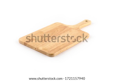 Wood Cutting Board for kitchen Royalty-Free Stock Photo #1721157940