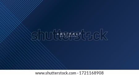 Blue background. Vector abstract, science, futuristic, energy technology concept. Digital image of light rays, stripes lines with blue light over dark blue background