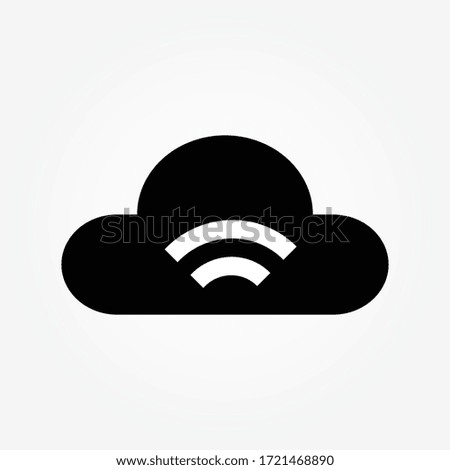 cloud symbol icon vector illustration