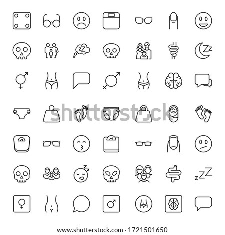 People line icon. Vector symbol in trendy flat style on white background. Business sing for design.