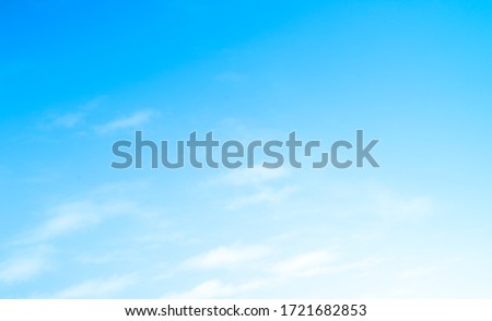 blue sky with beautiful natural white clouds Royalty-Free Stock Photo #1721682853