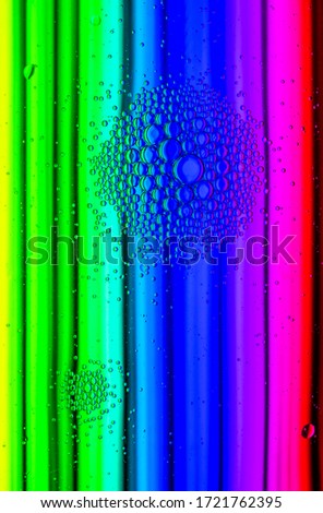 Oil drops photo with beautiful colors, Oil drops photography 
