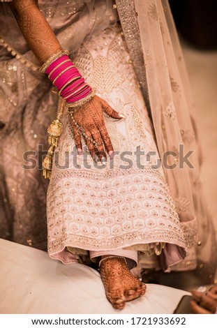 Bride ethnic dress with beautiful fashion design